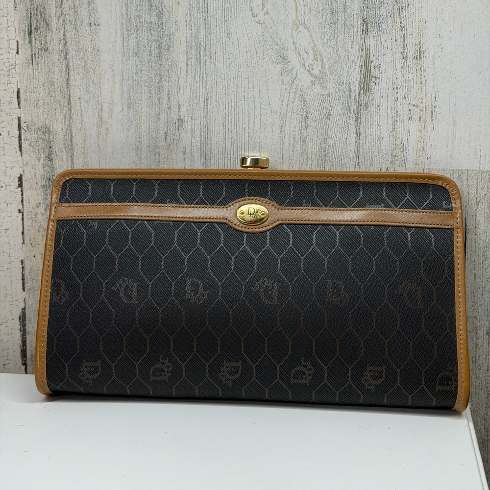 Vintage Christian Dior Clutch Honeycomb Collection